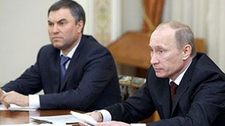 Украина вводит санкции против Путина и Володина