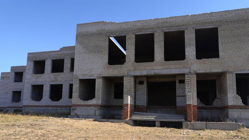 Заброшенная стройка школы в Тепловке будет закончена