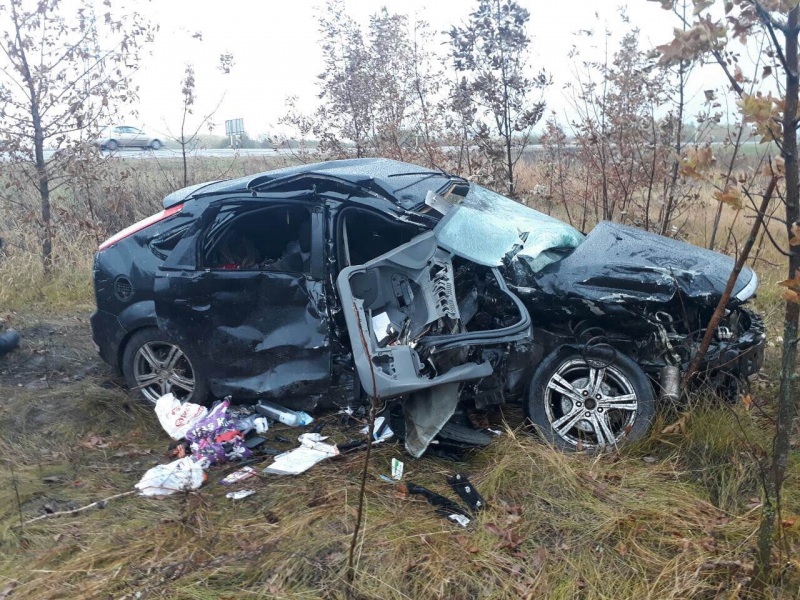 В ДТП под Саратовом 1 человек погиб и 7 пострадали, в том числе ребенок