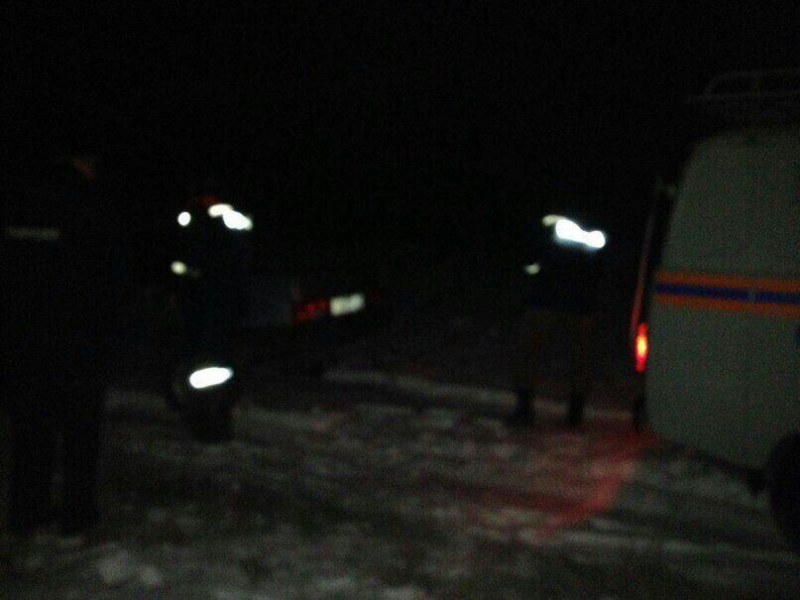 Машина с детьми застряла на дороге в новогоднюю ночь