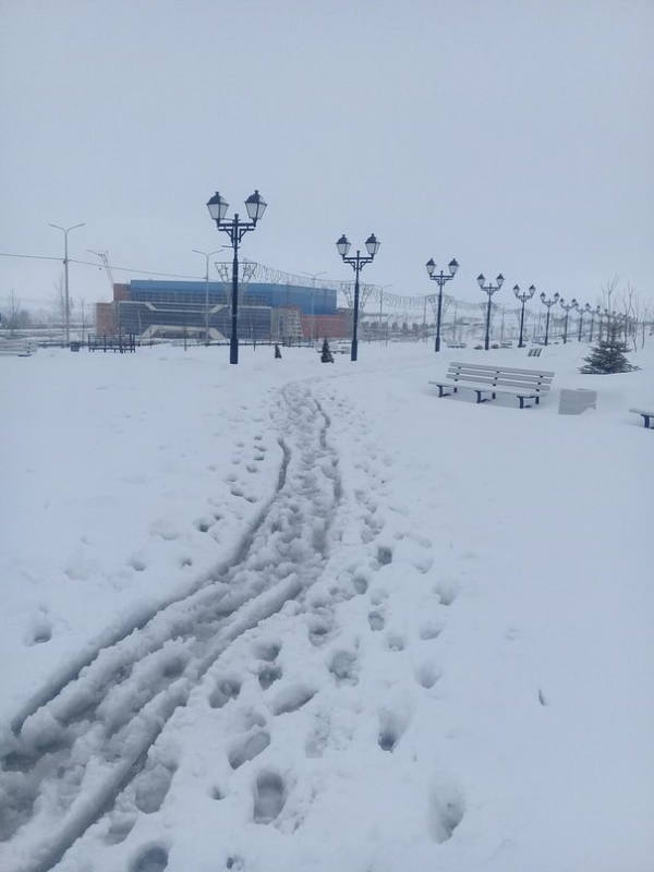 Бульвар Героев Отечества стал непроходим для пешеходов