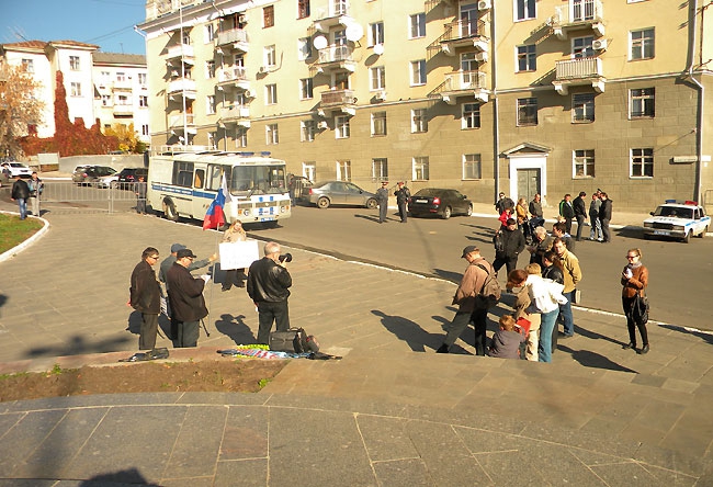 Митинг несогласных с итогами выборов не собрал участников