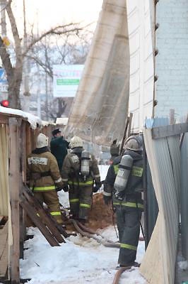 В школе 99 горит межэтажное перекрытие
