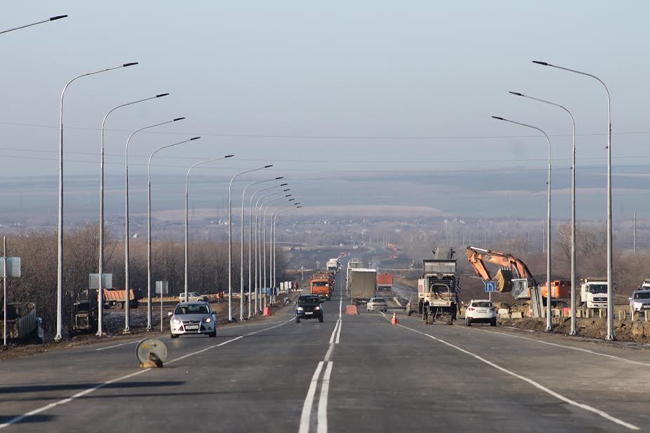 В Саратовской области открыли новый участок федеральной трассы