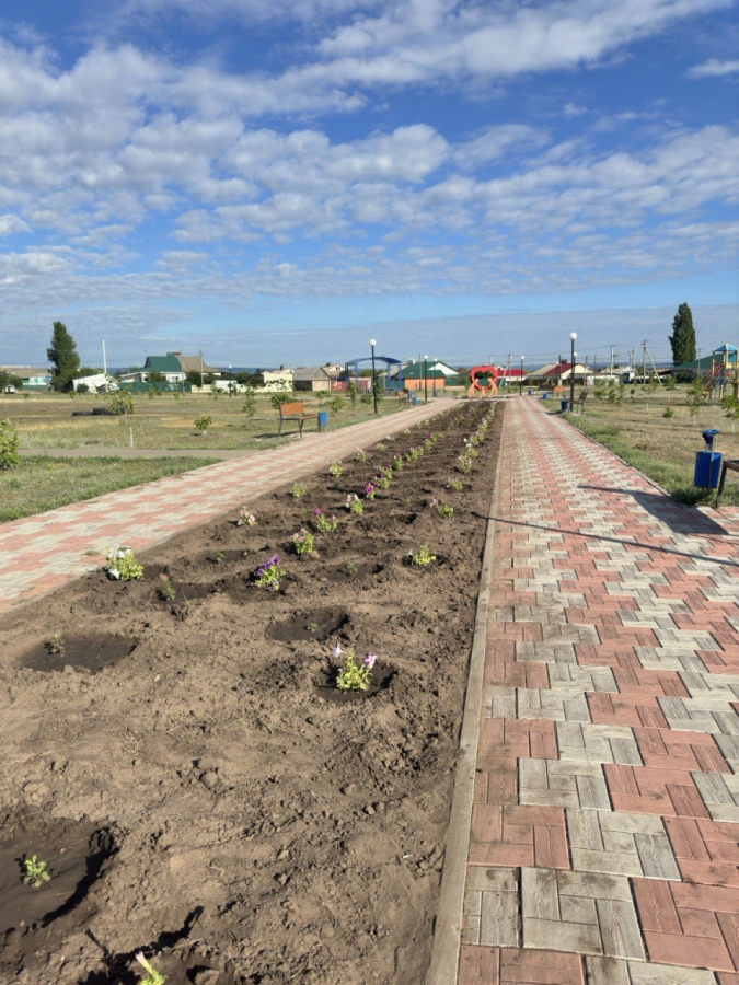 В Новой Терновке по инициативе местных жителей благоустраивают парк «Семейный»