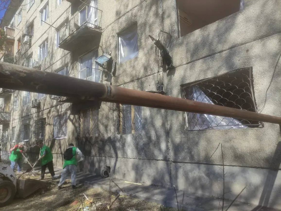 В Саратове восстановили коммуникации в домах после атаки БПЛА