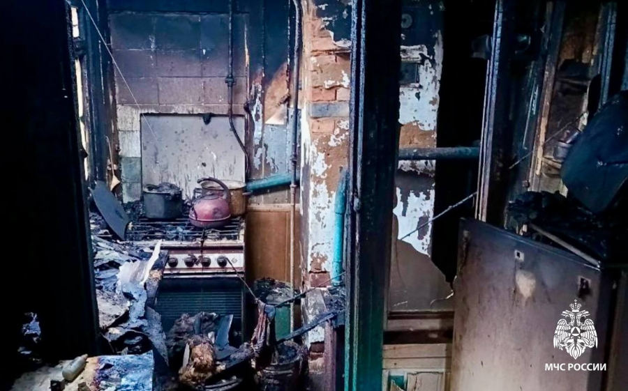 В Ершове мужчина задохнулся в дыму во время пожара