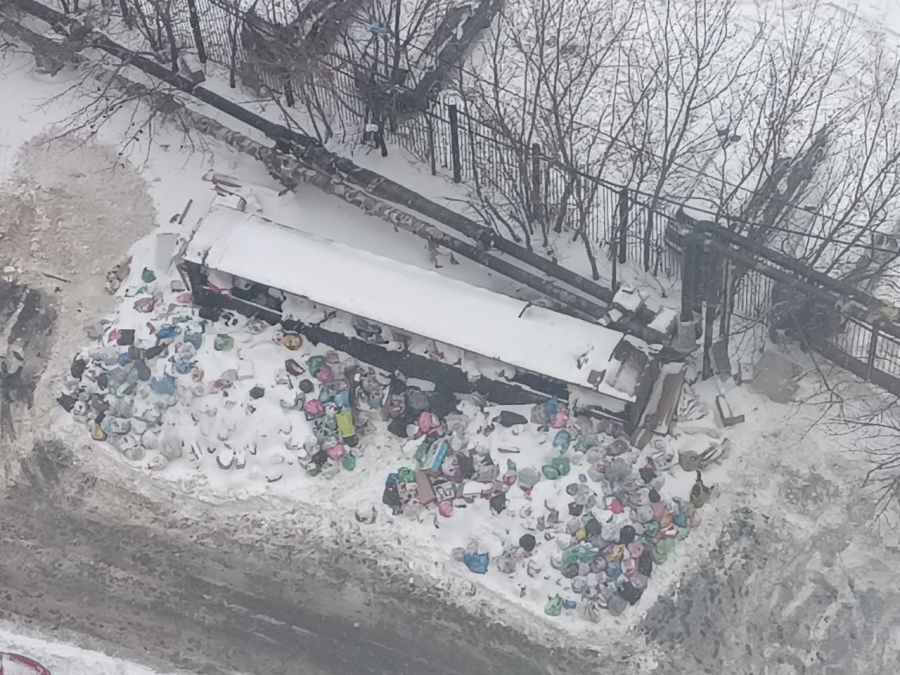 На Лунной свалка мусора стала втрое больше контейнерной площадки