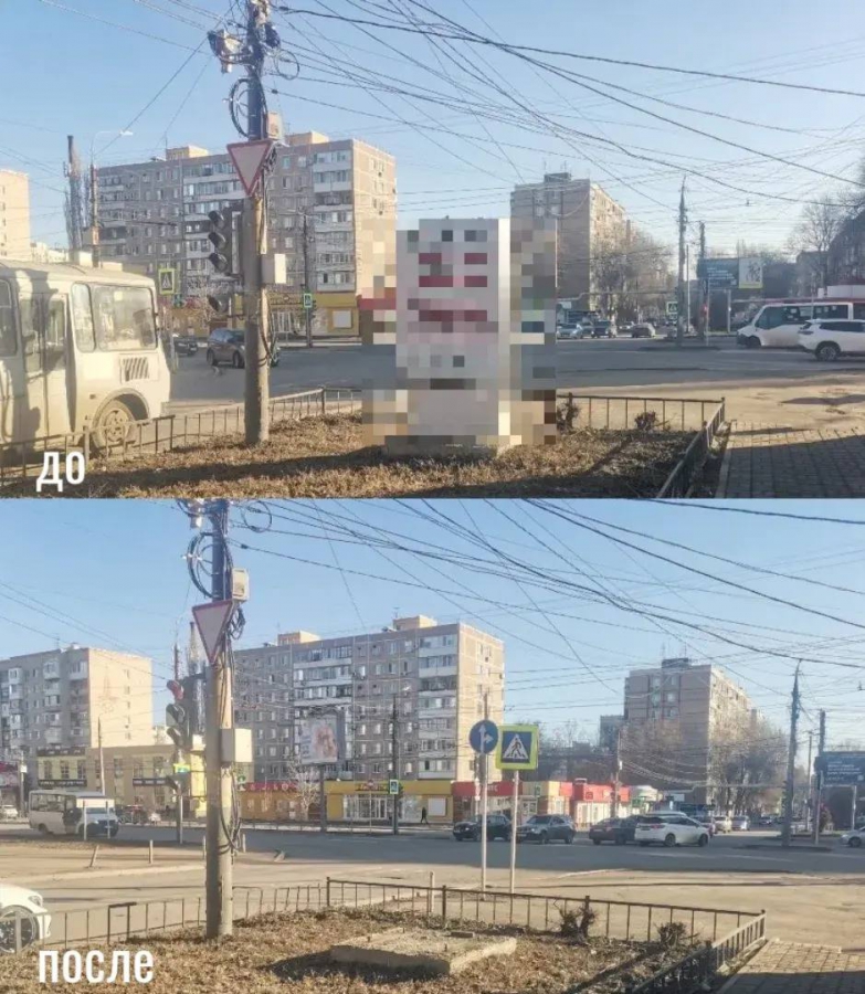 С начала года в Энгельсе снесли около 100 объектов незаконных конструкций