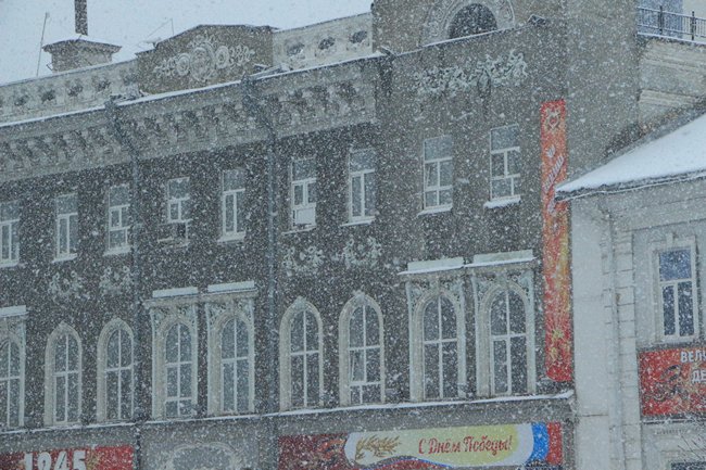 Снегопад в Саратове. Болтухин советует «готовить лыжи»