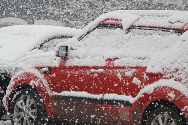 Снегопад в Саратове. Болтухин советует «готовить лыжи»