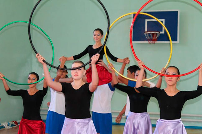 В отдаленном селе открыли спортивный зал