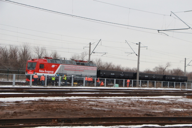 Проведен краш-тест локомотива «Князь Владимир»