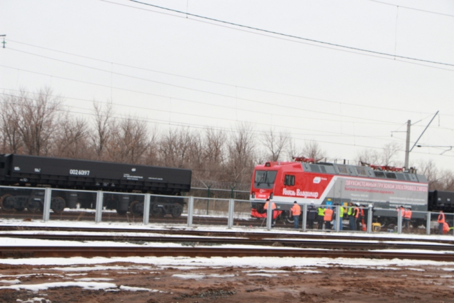 Проведен краш-тест локомотива «Князь Владимир»