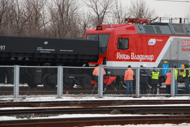Проведен краш-тест локомотива «Князь Владимир»