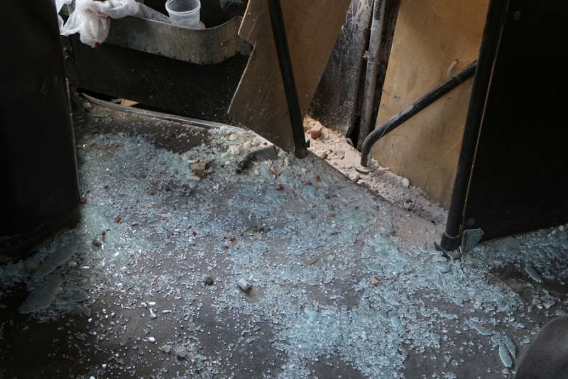 На Московской автобус врезался в дом. Есть пострадавшие