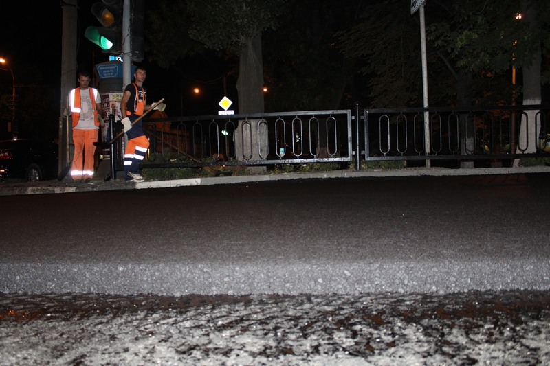 Радаев о темпе работ дорожников: День-ночь, день-ночь