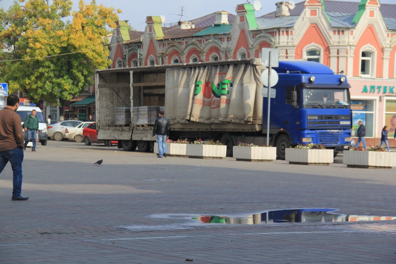 Пешеходную зону на Волжской планируют сделать к концу октября