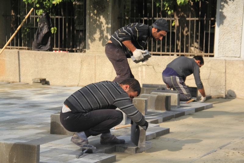 Пешеходную зону на Волжской планируют сделать к концу октября