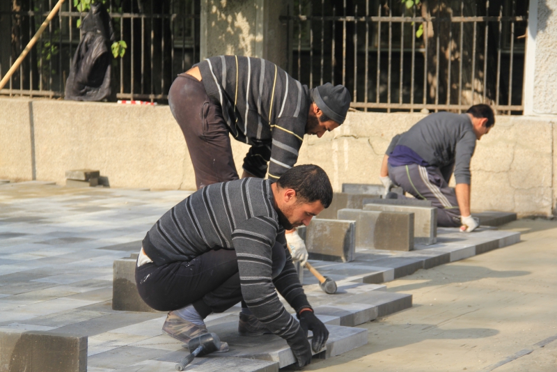 Пешеходную зону на Волжской планируют сделать к концу октября