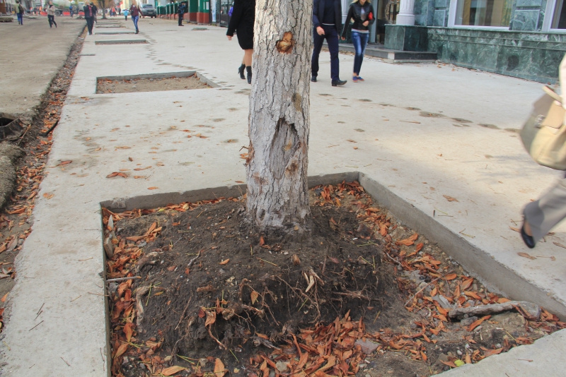 Пешеходную зону на Волжской планируют сделать к концу октября