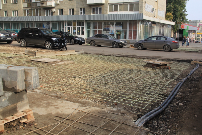 Пешеходную зону на Волжской планируют сделать к концу октября