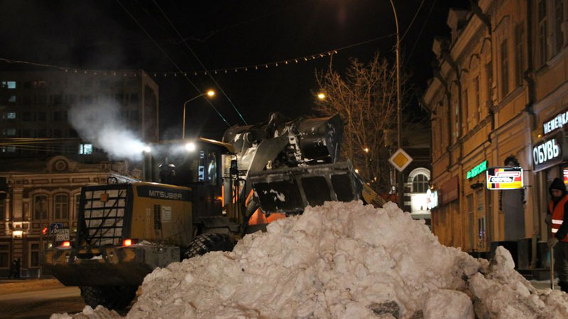 Сараев: Улицу Московскую очистят от снега к выходным