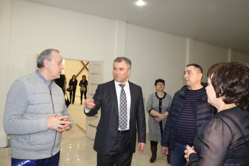 Спикер Госдумы о стройке в Дергачах: «Дом культуры сгорел, теперь у вас дворец»