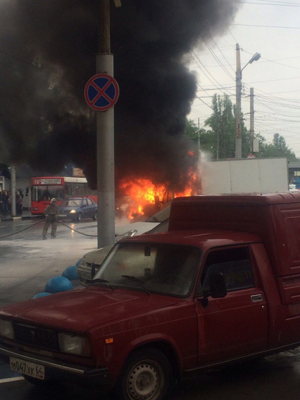 На 3-й Дачной сгорела «ГАЗель»