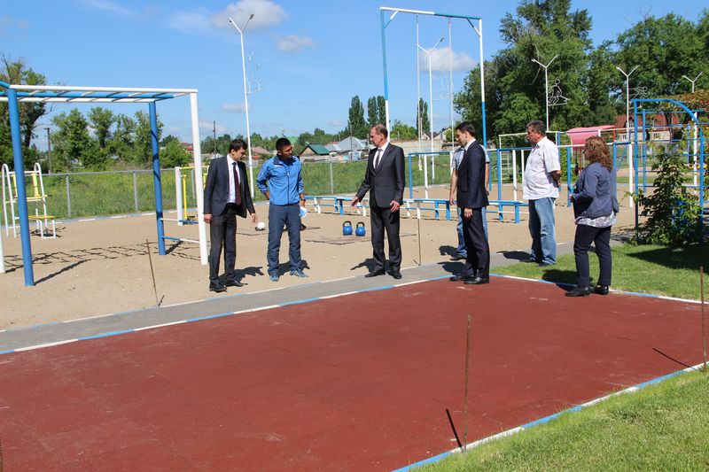 Татищево: Новые спортивные площадки стадиона «Олимп»