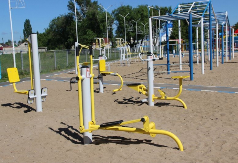 Татищево: Новые спортивные площадки стадиона «Олимп»