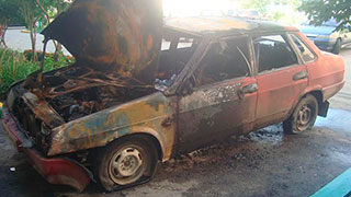 Автомобиль общественника Осинкина сгорел при загадочных обстоятельствах