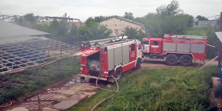 В Энгельсском районе сгорел склад с желатином В Энгельсском районе сгорел склад с желатином