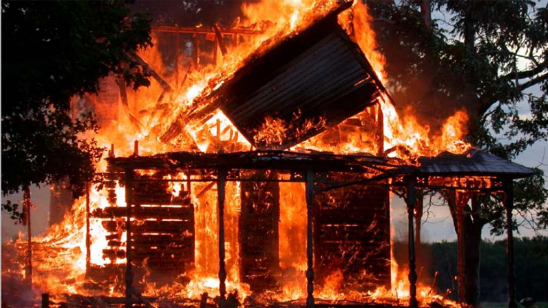 На пожаре в селе Кручи погибла женщина