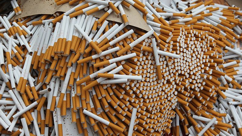 У безработного саратовца в Москве изъяли 2500 пачек сигарет