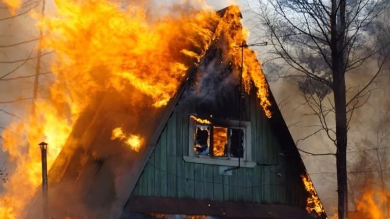 В Аткарском районе огонь уничтожил 4 дачи