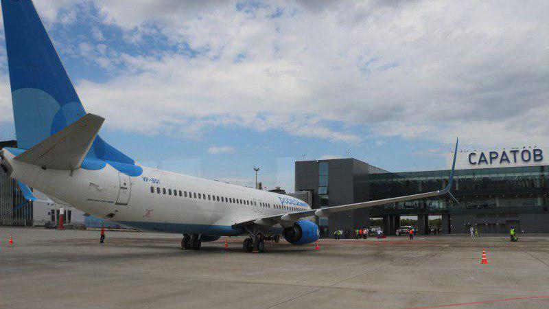 Саратовский аэропорт Гагарин принял первый рейс