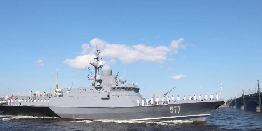 Заложен российский ракетный корабль «Тайфун»