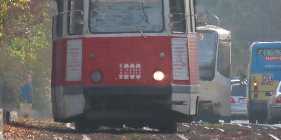 Трамваи маршрута №4 встали из-за поломки вагона