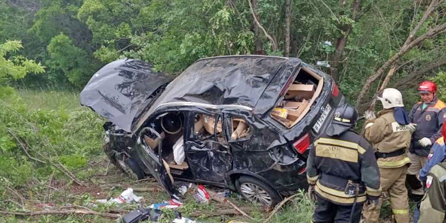 В Аткарском районе водитель «БМВ» погиб в результате ДТП