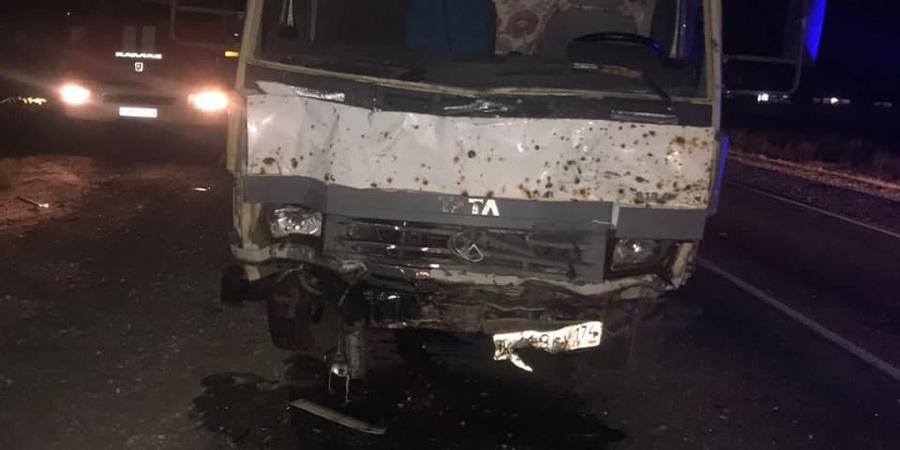 Под Саратовом двое мужчин погибли в ночном ДТП с грузовиком