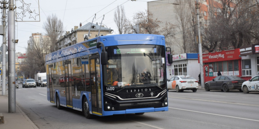 В Саратов поступило еще 9 новых троллейбусов «Адмирал»