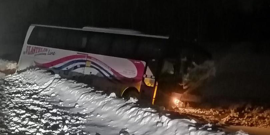 В Рязанской области автобус «Саратов-Москва» попал в ДТП с грузовиком