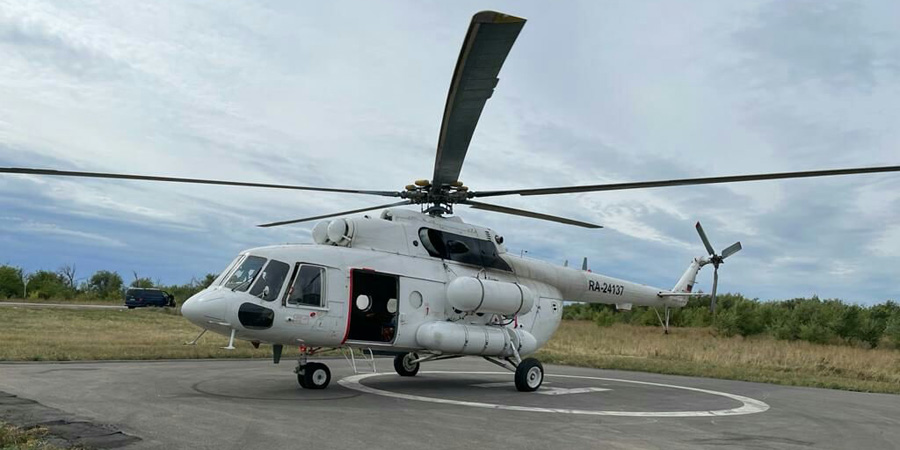 В Саратов вертолетом доставили женщину с ожогами 60% тела