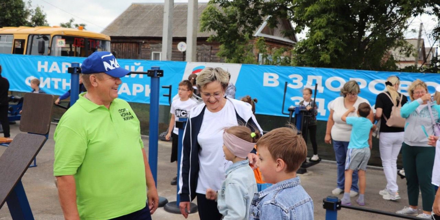 Панков: В селе Воскресенское появился народный фитнес-парк