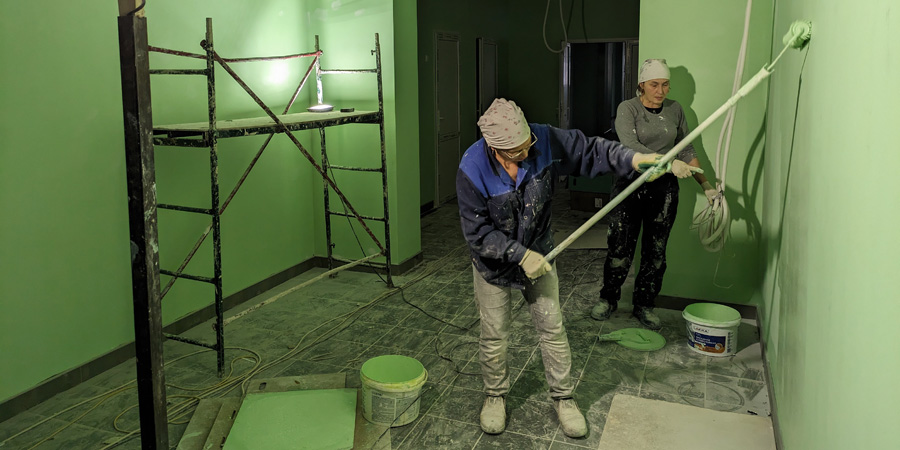 Строящаяся поликлиника в Базарном Карабулаке под угрозой сдачи в срок