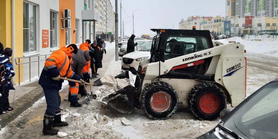 На Вольской, Мичурина и Огородной снег чистить будут с привлечением ГИБДД