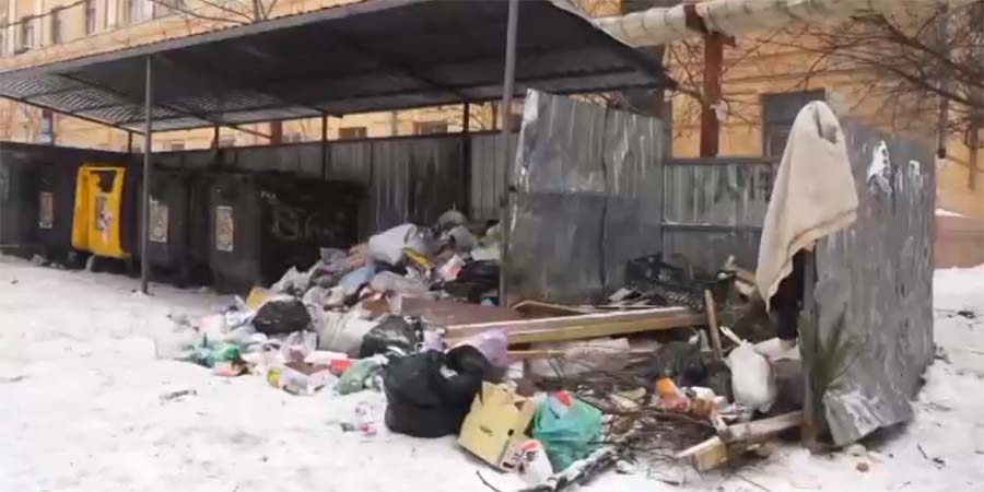 Мокроусова: Жители Ленинского вынуждены бросать мусор у переполненных баков