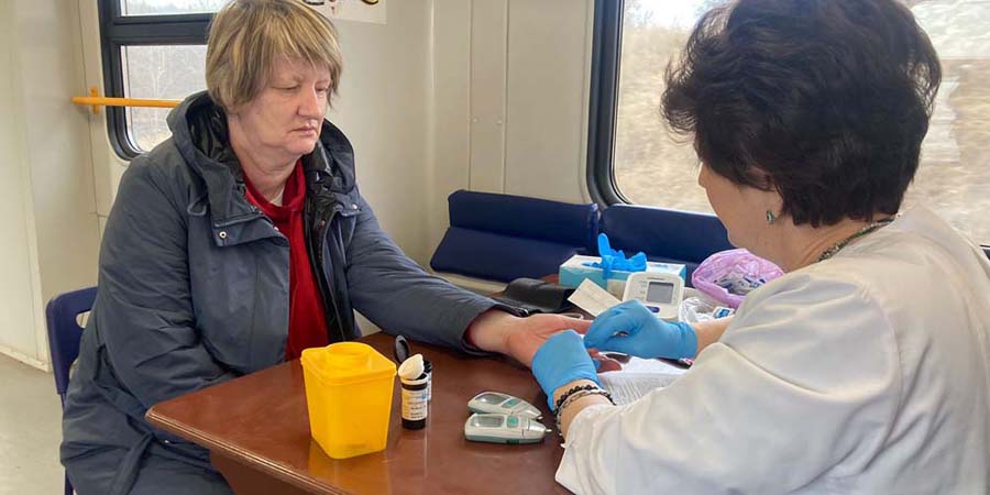 Акция «Электричка здоровья» прошла в пригородном поезде сообщением Татищево – Анисовка
