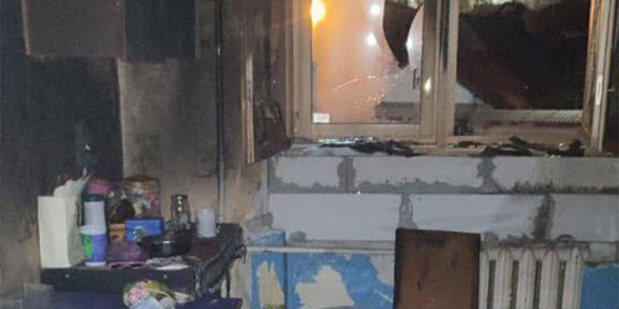В Заводском районе из горящего дома спасли 20 человек